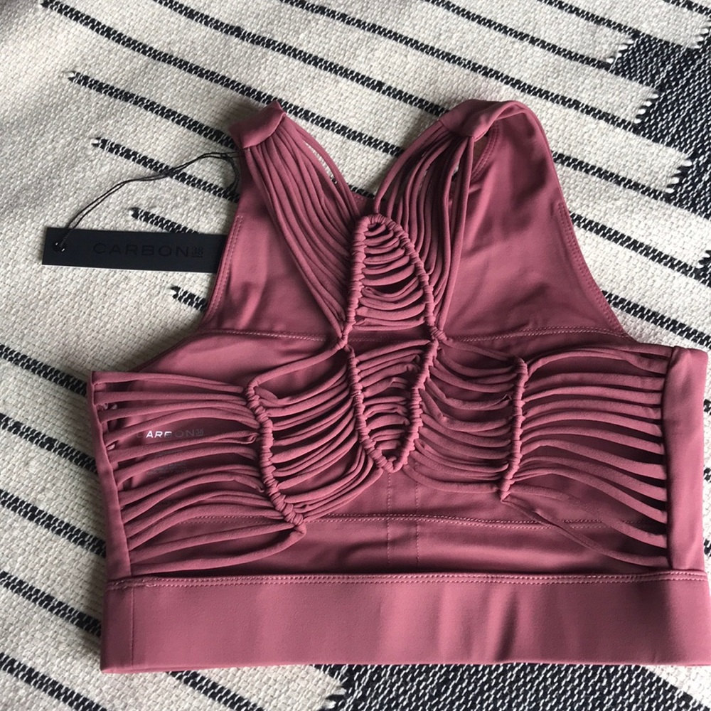 Carbon 38 macrame bra top
